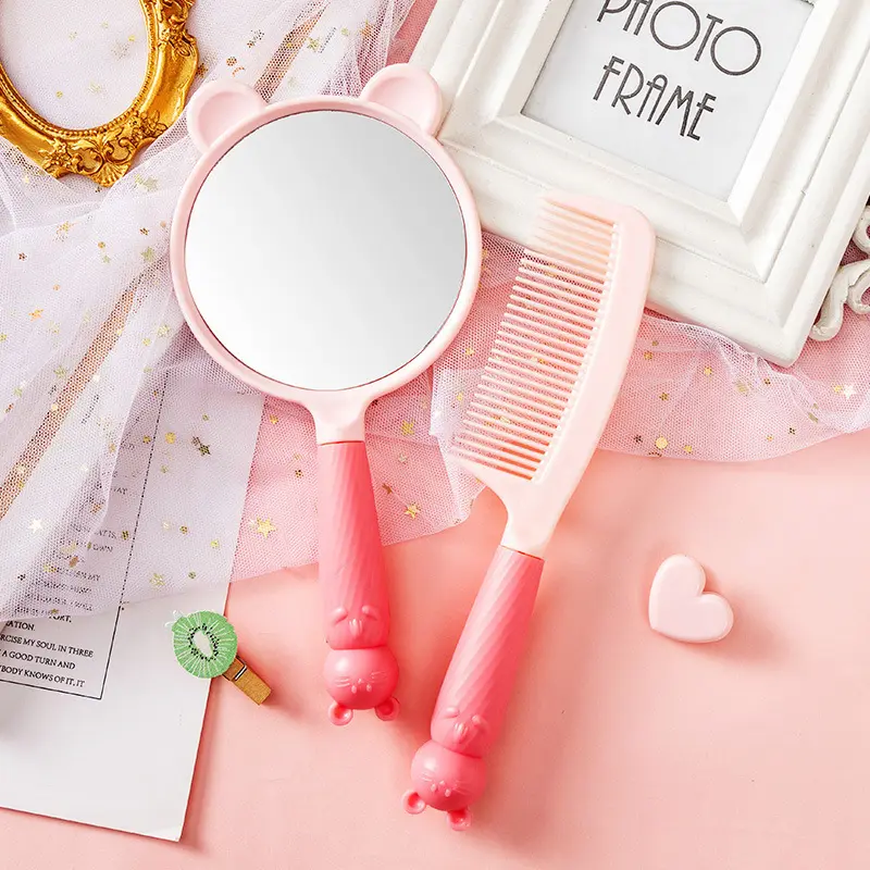 Meisiyou Hair Comb With Mirror 2pcs