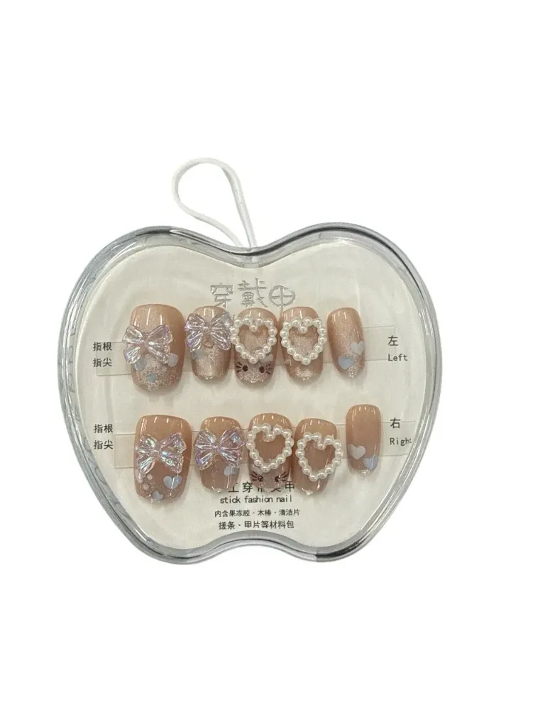 [NS-407008] Nail Salon & U-FLY ក្រចក 12pcs