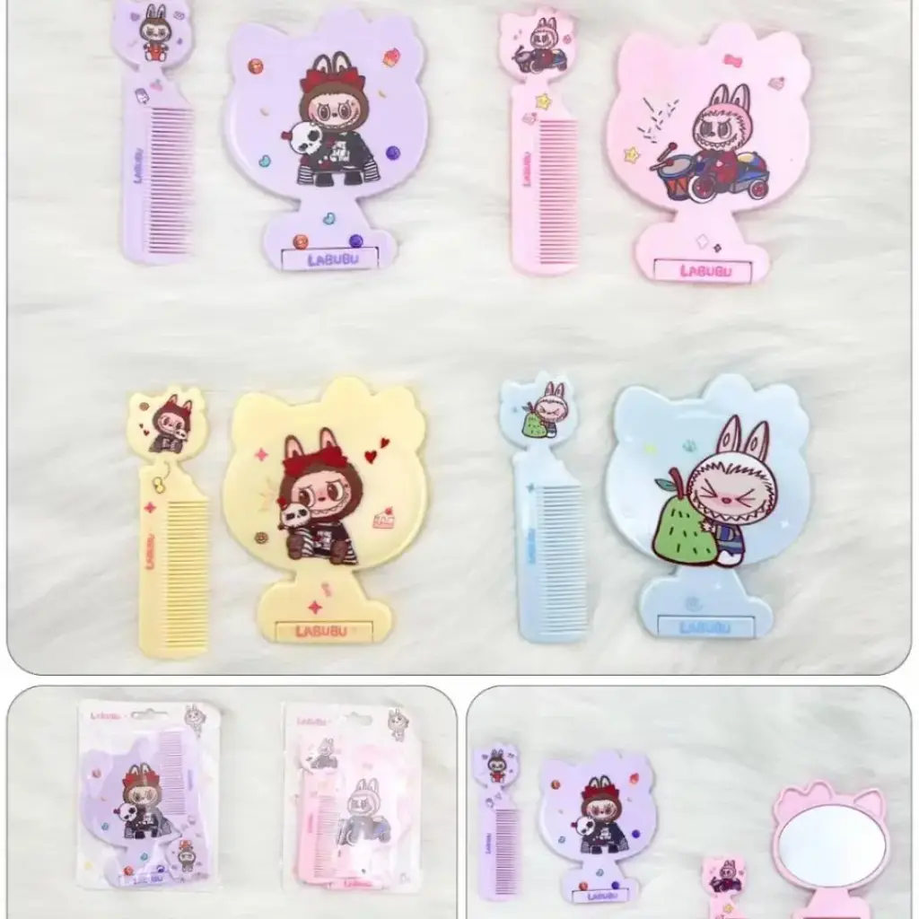 Labubu កញ្ចក់បត់+ក្រាស #B1062