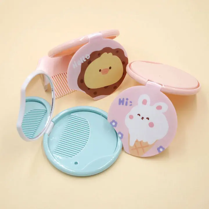 Mirrors ឈុតកញ្ចក់បិទបើករូបតុក្កតា*2