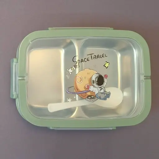 HMJP Space Travel  ប្រអប់បាយ2ថត #5055