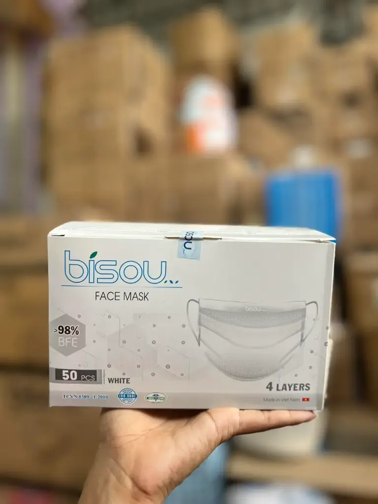 bisou ម៉ាស់ការពារមេរោគ98%BFE 10pcs