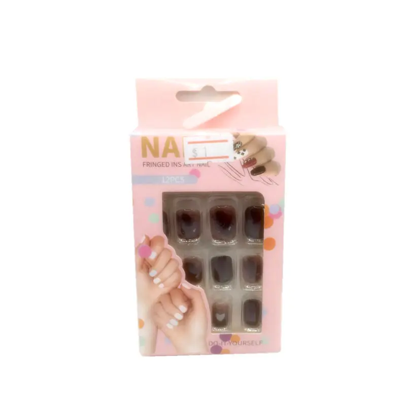 Nails-ម៉ូតក្រចក 12pcs