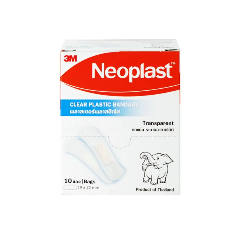 Neoplast™បង់រុំរបួសប្លាស្ទិច 100strips