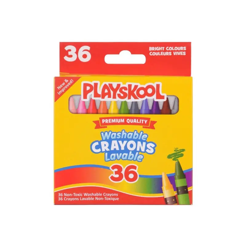 Playskool-ក្រមួនពណ៏ ៣៦ ដើម