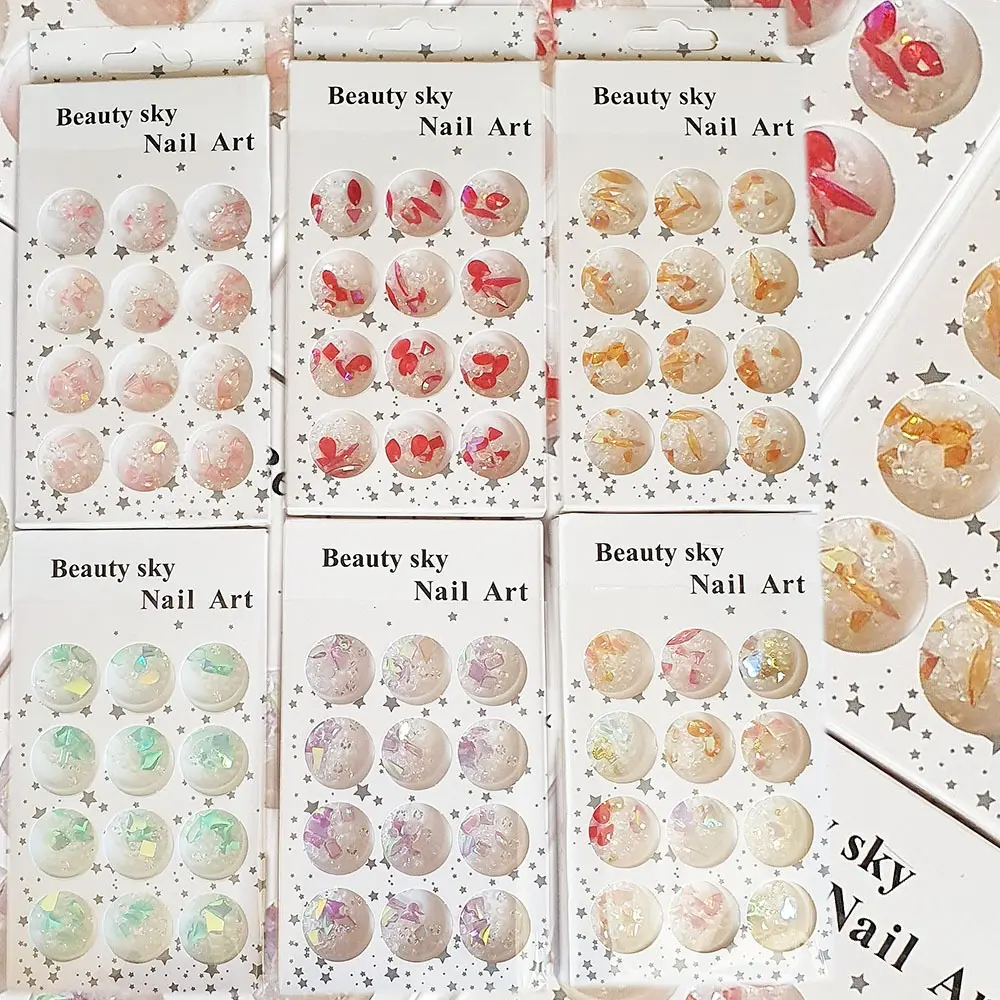 Beauty Sky Nail Art ម៉ូតតែងក្រចក 12pcs