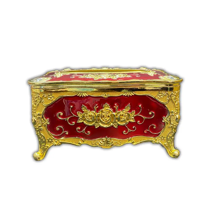 ប្រអប់ដាក់ក្រដាសក្បាច់ខ្លី