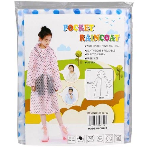 Pocket Rain Coat kid #80628