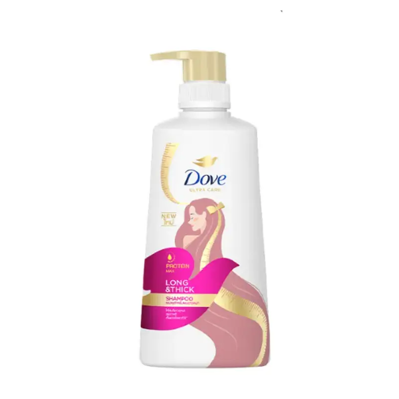 Dove Long&Thickអប់សក់410ml