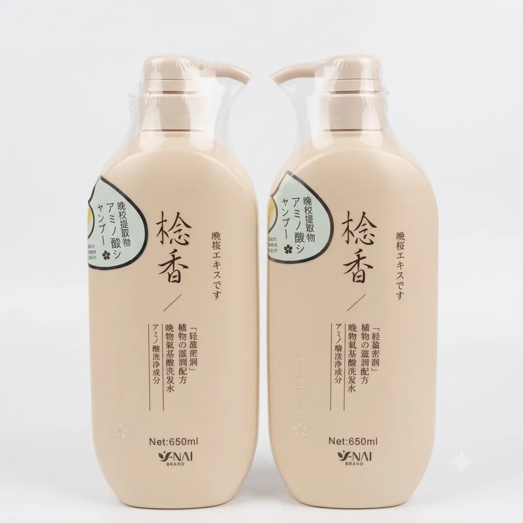 Y-Nai Okanen Sakura Black Shampoo 650ml
