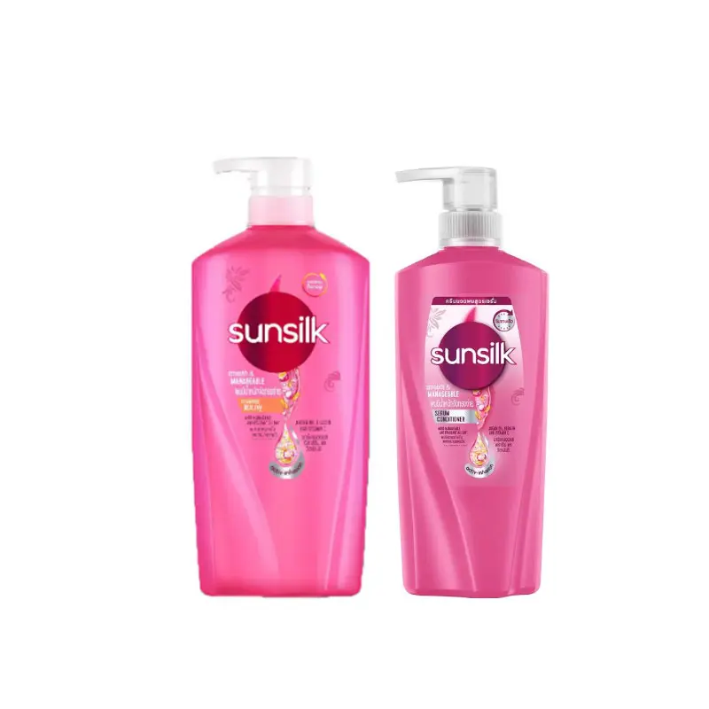 Sunsilk-សាប៊ូកក់សក់+សេរ៉ូម 350ml x2
