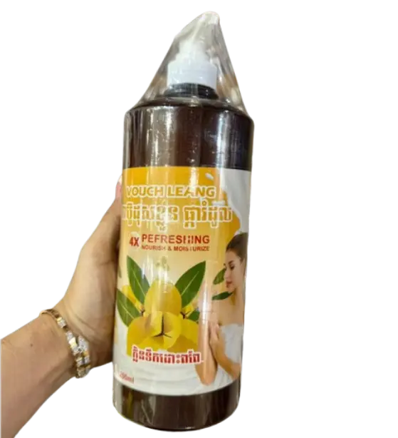 Vouch Leang សាប៊ូដុសខ្លួនរំដួល ក្លិនដោះពពែ 1200ml