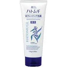 HATOMUGI The W Cleansing Foam White 130g