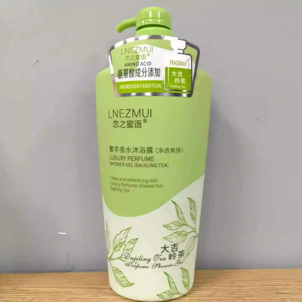 LNEZMUI Shower Gel Dajiling Tea Green 1L