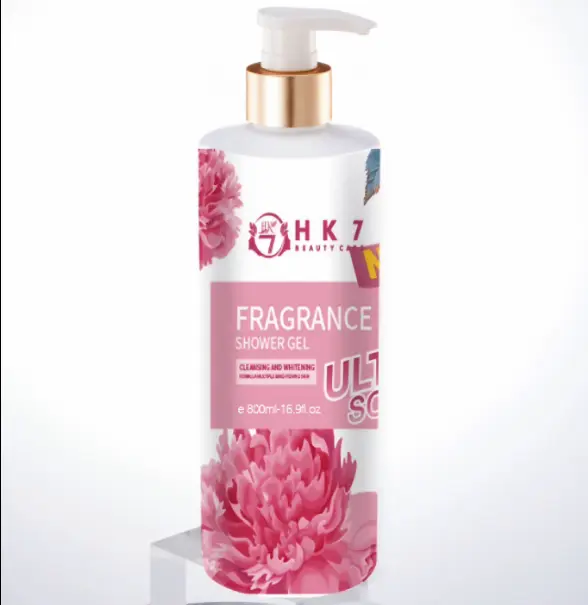HK7 Gardenia Infused Flower Soft Body Wash Pink 800ml