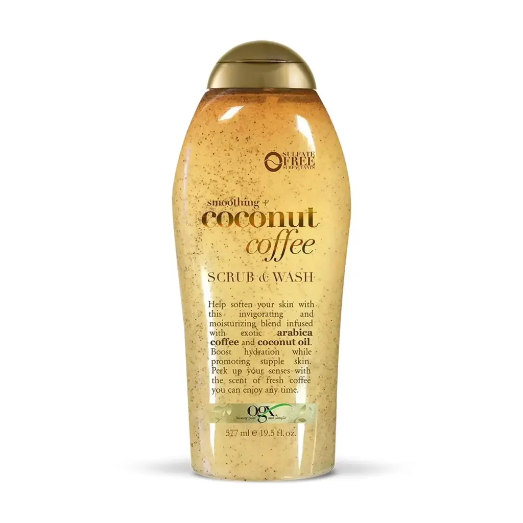 [417121] Ogx coconut coffee សាប៊ូ័&ស្ក្រាប់​ & wash 577ml