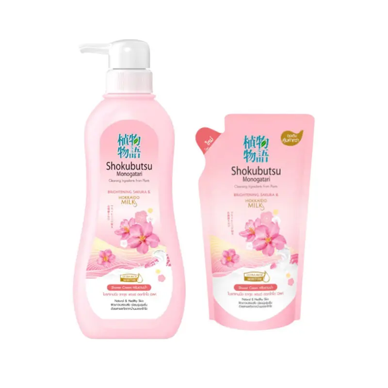 Shokubutsu-សាប៊ូដុសខ្លួនសាគូរ៉ា 500ml