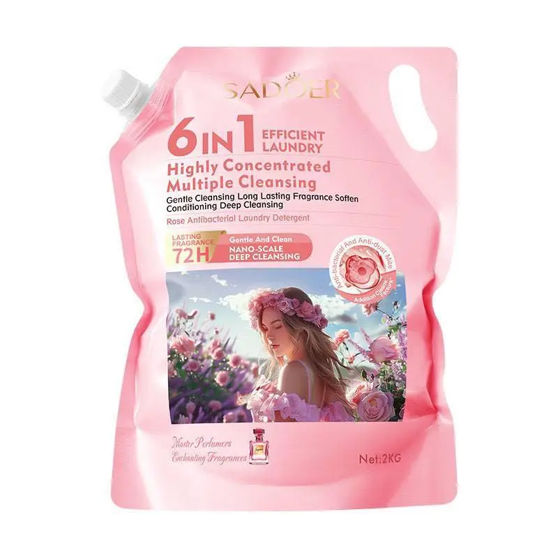 Sadoer Rose Antibacterial Laundry Detergent Pink 500ml