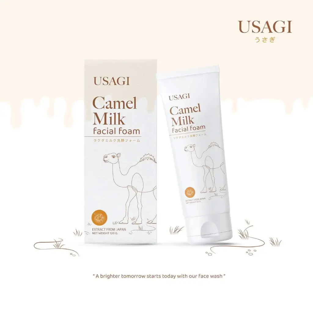 USAGI Camel Milk Facial Foam 120g