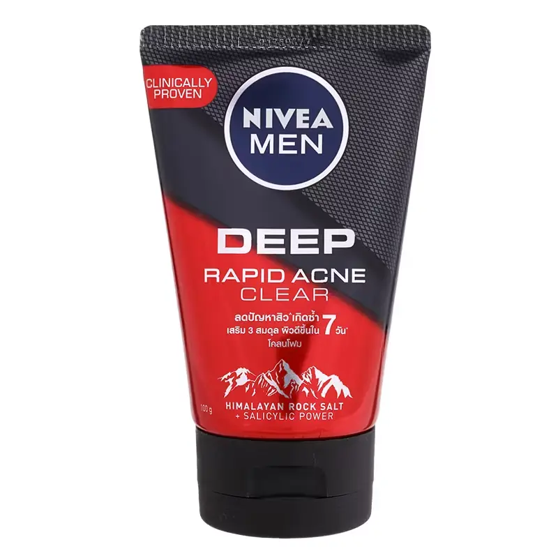 NIVEA Deep ហ្វូមលាងមុខមុន ប្រេង 100g