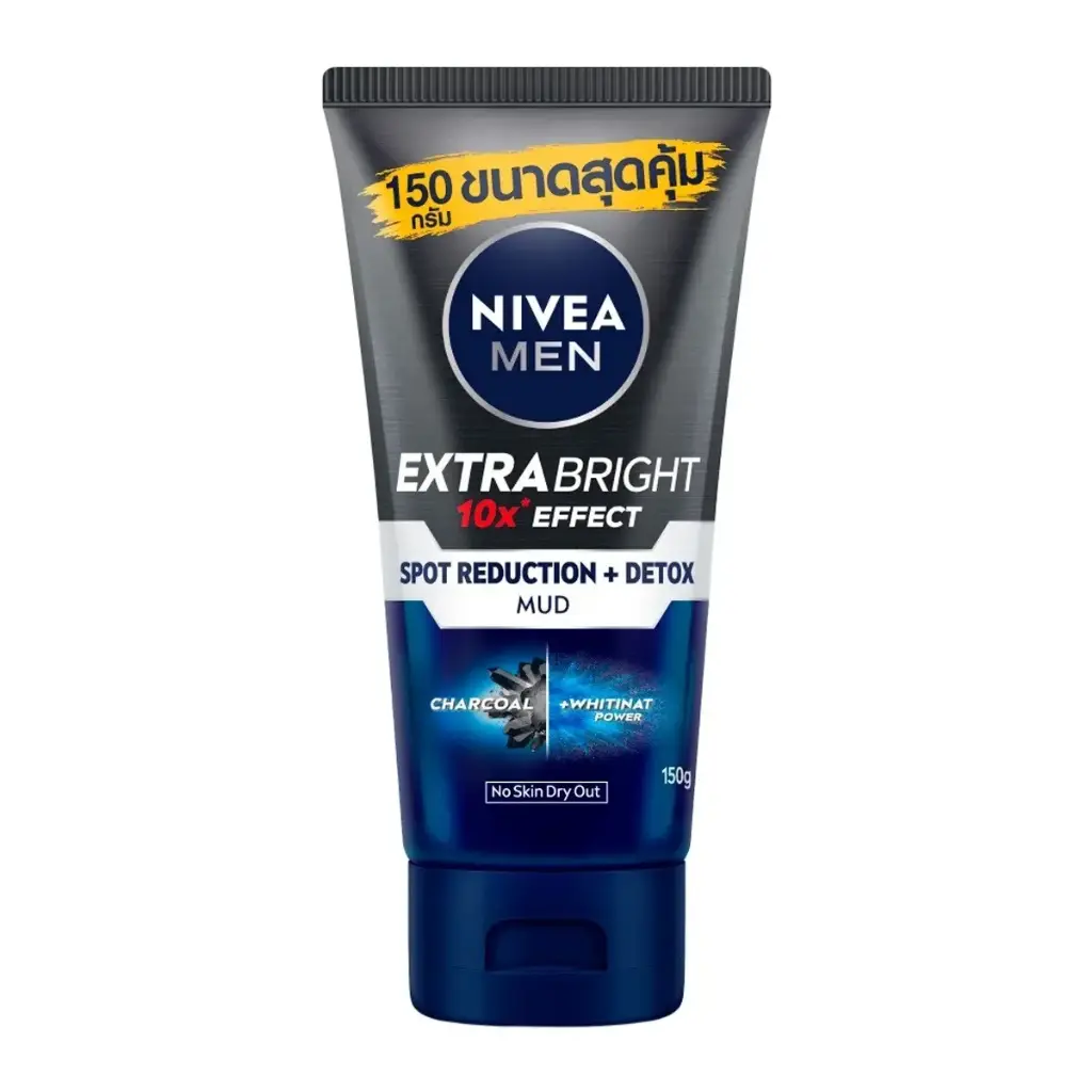 Nivea Men Foam Charcoal+Whitinat Extra Bright 150g