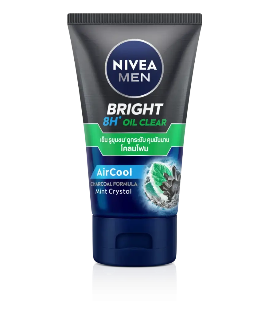 Nivea Men Bright 8H Oil Clear Mint Crystal 150g