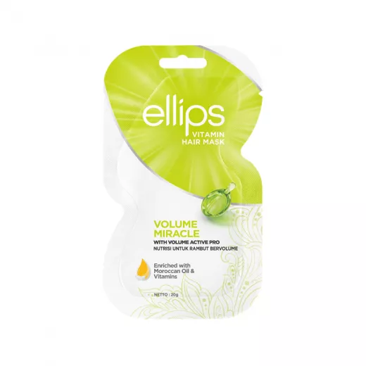 Ellips ម៉ាសសក់ Miracle ពណ៌បែតង 20g