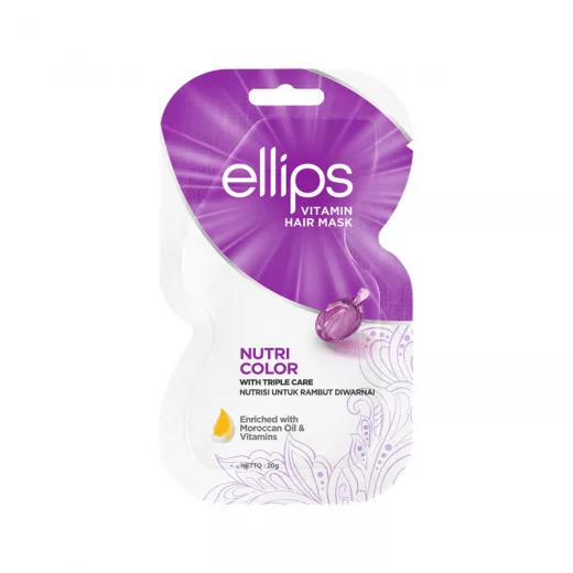 Ellips ម៉ាសសក់ Nutri ពណ៌ស្វាយ 20g