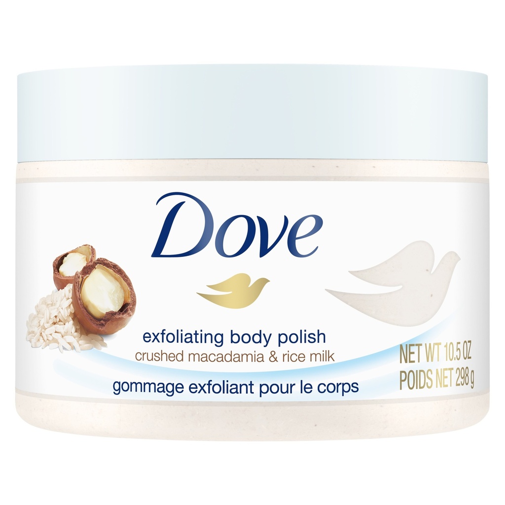 Dove ស្ក្រាប Rice Milk 298g