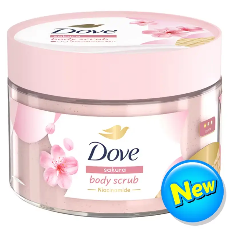 Dove-ស្ត្រាប់ដុសខ្លួន សាគូរ៉ា ផ្កាឈូក 280g
