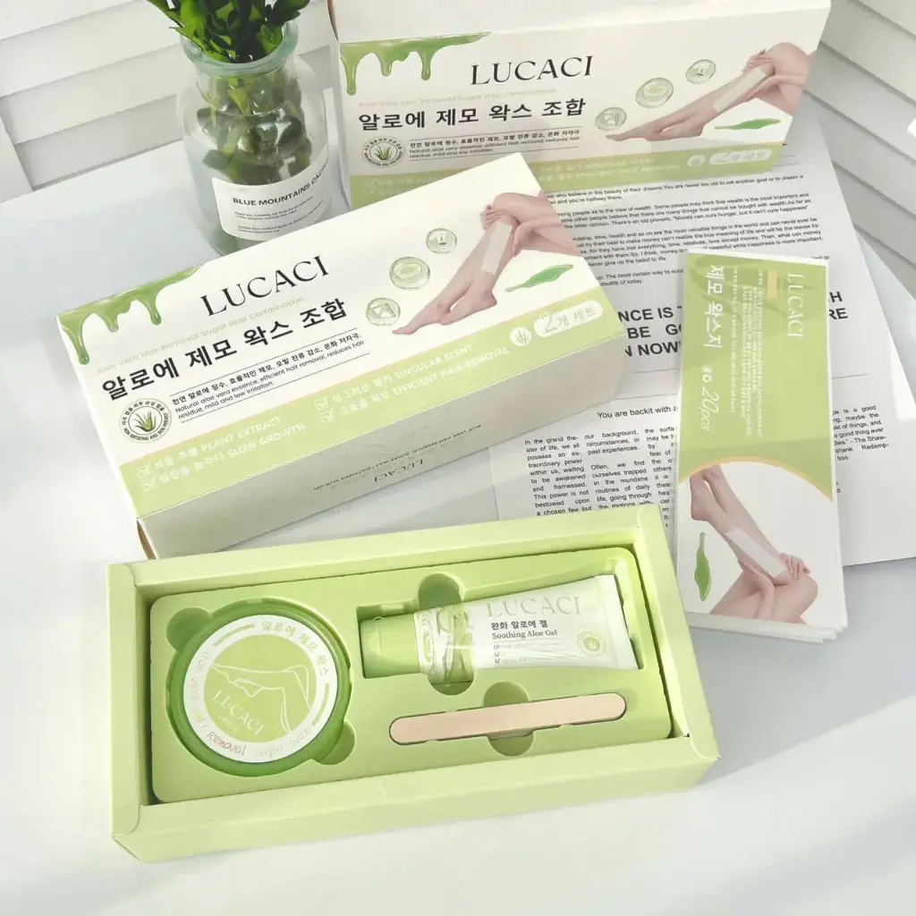 Lucaci aloe Vera Hair Removal Sugar Wax Combination 35g+50g