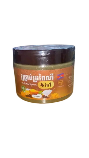 NNP ស្ក្រាប់ប្រពៃណីដូង ពន្លៃ កាហ្វេ ទឹកដោះគោ 4in1 300g