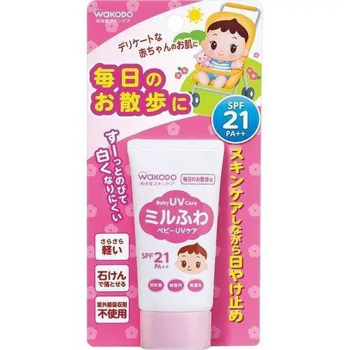 Wakodo ឡេការពារកម្ដៅថ្ងៃក្មេងSPF21 30g