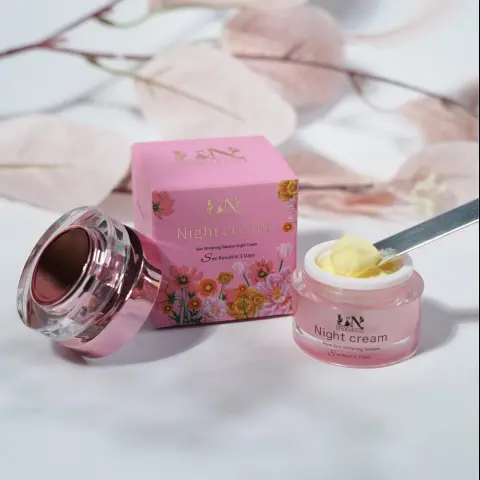 L&N Night Cream Skin Whitening Solution In 3days