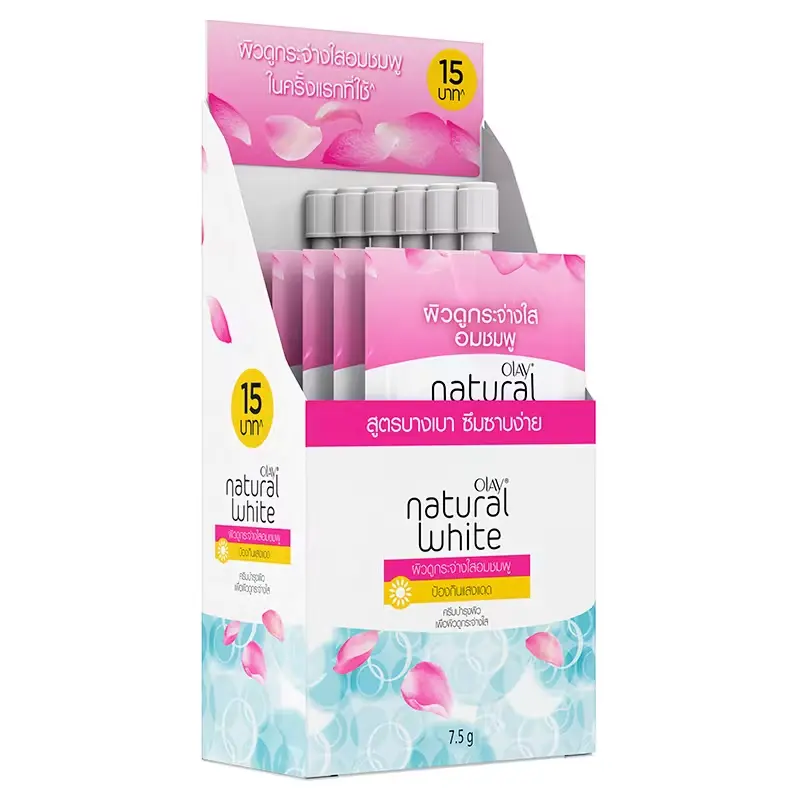 Olay គ្រីមលាបមុខថ្ងៃពណ៌ឈូក 7.5g*6pcs