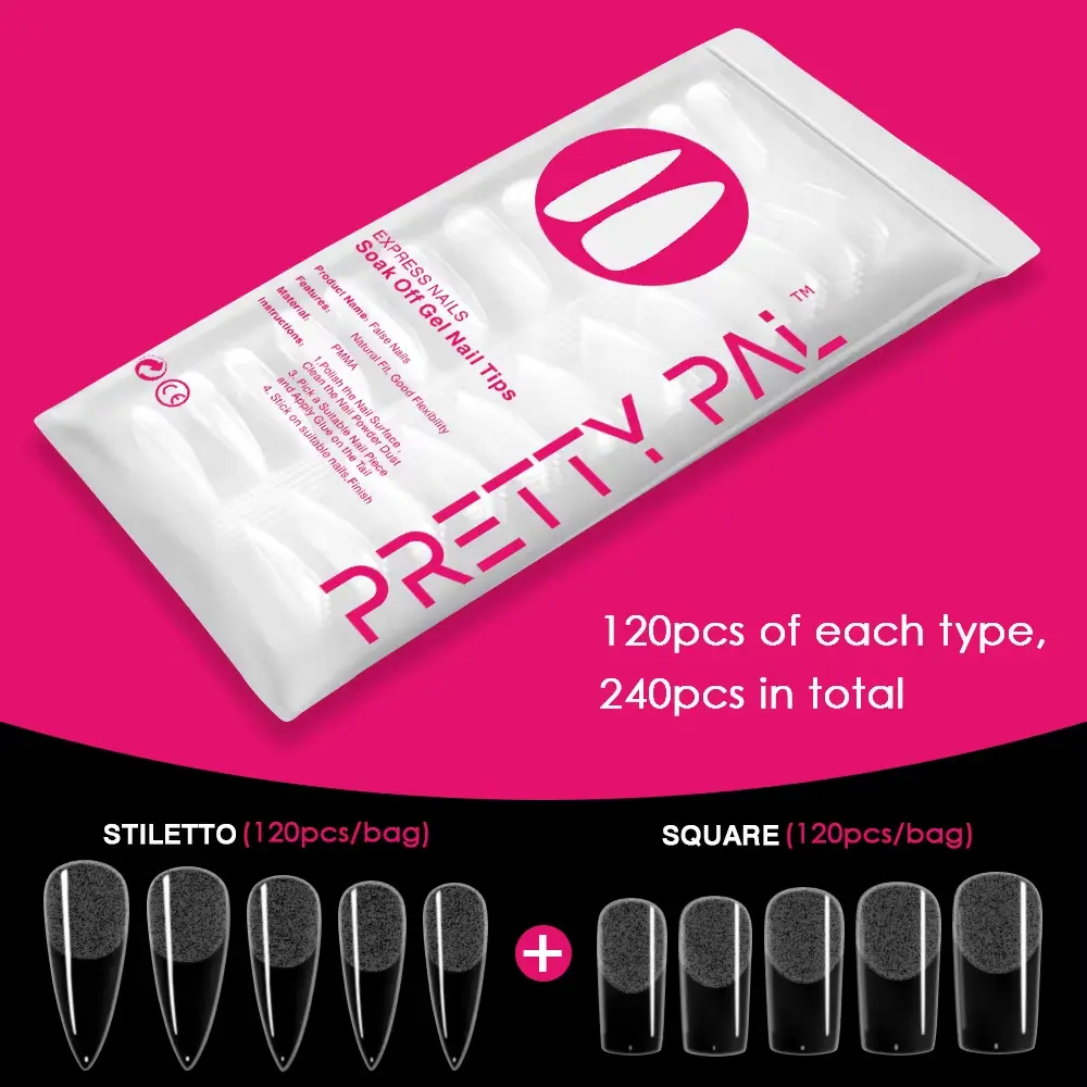  Manicure Seamless Clear Gel X N0593