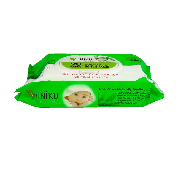 Yunikuកន្សែងសើមAloe Vera90សន្លឹក