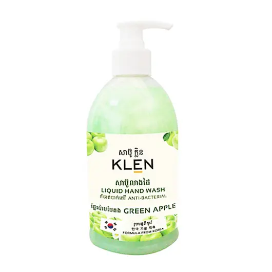 KLEN សាប៊ូលាងដៃប៉ោមខៀវ 500ml