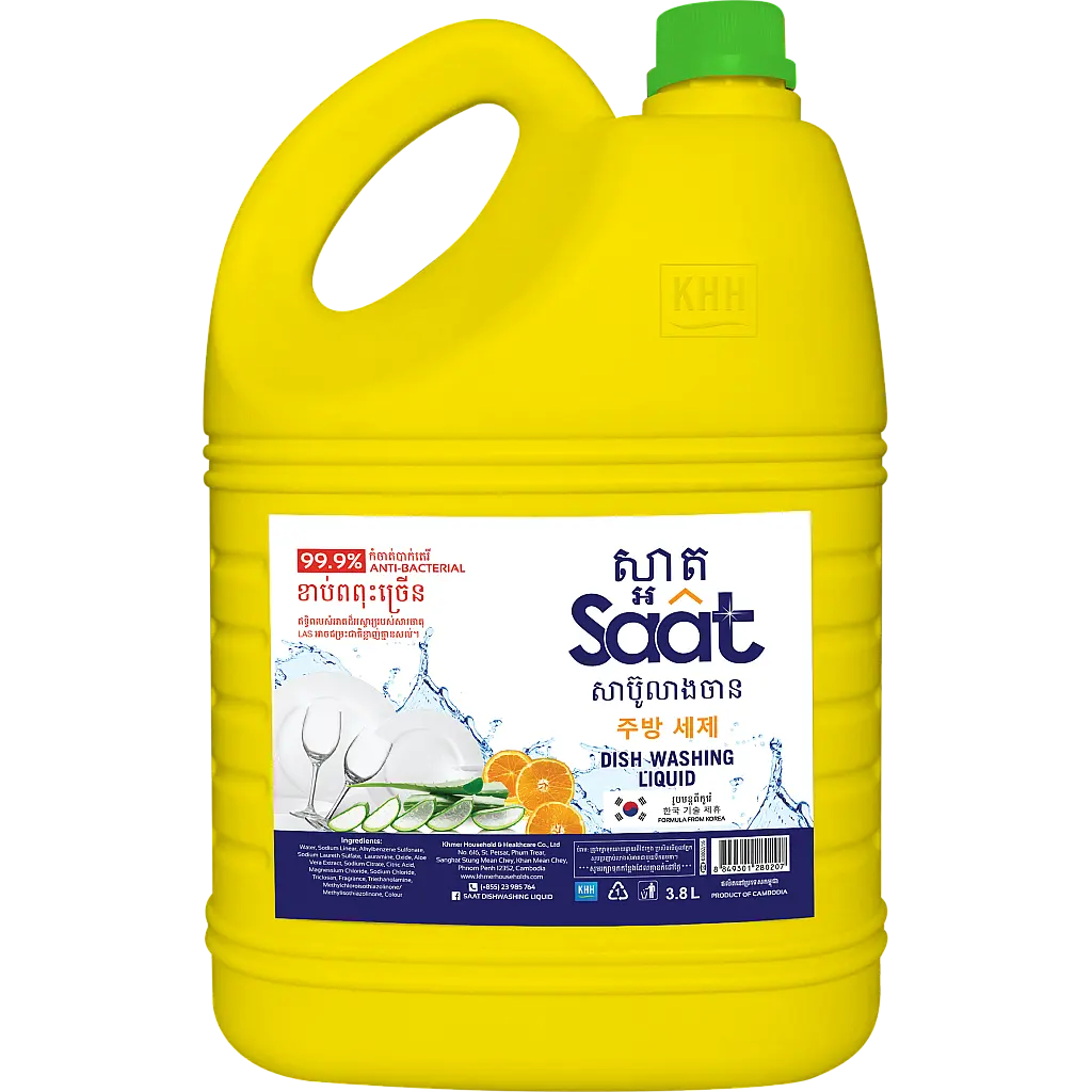 [416051] SaatលាងចានAloe&Orange3000ml