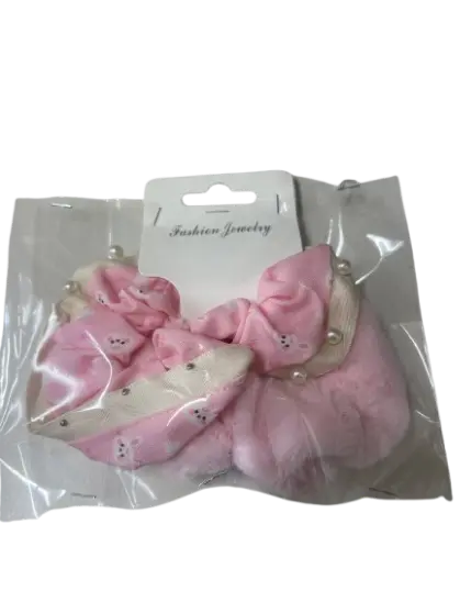 085-កៅស៊ូចងសក់កាំម៉ាញី+ក្រណាត់