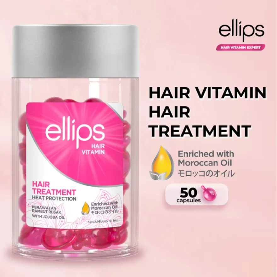 Ellips ប្រេងបំប៉នសក់ផ្កាឈូក 50*1ml
