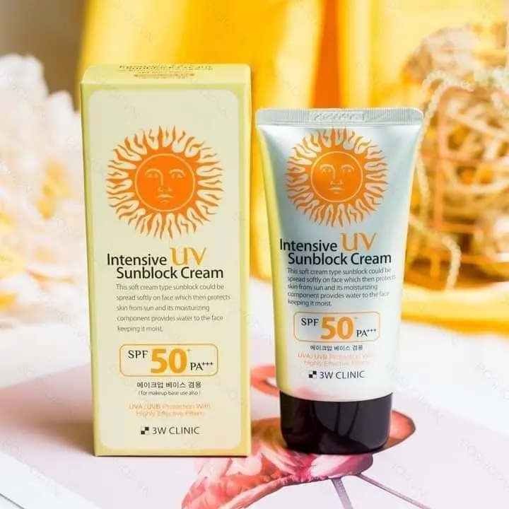 3W Clinic Intensive UV Sunblock Cream SPF50+ 70ml
