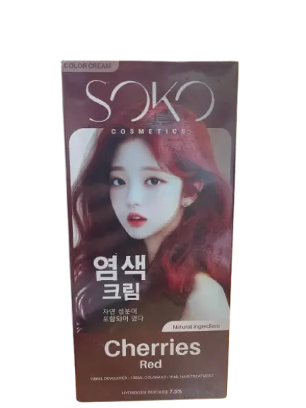 SOKO ថ្នាំលាបសក់ Cherries Red