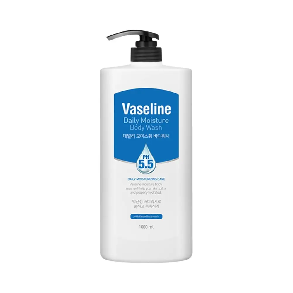 Vaseline សាប៊ូដុសខ្លួនផ្ដល់សំណើម PH5.5 1000ml