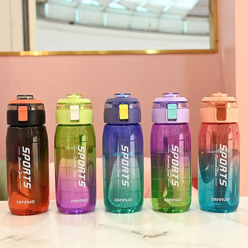 Zannuo Water Bottle ដបទឹកថ្លា #6285 600ml