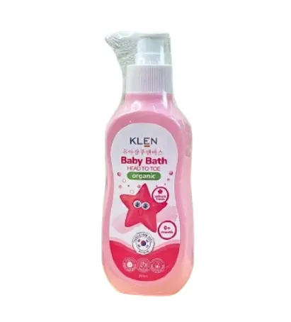 KLEN Baby Bath Head to Toe Pink 450ml*12
