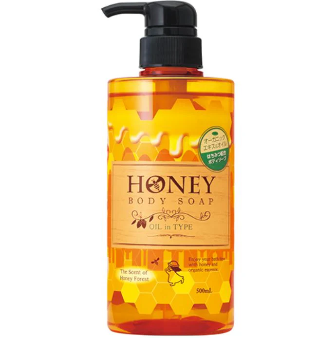 Honey សាប៊ូដុសខ្លួនប្រភេទខ្លាញ់ 500ml