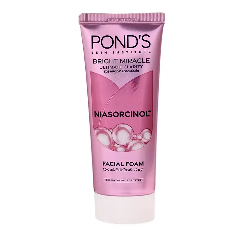 POND'Sហ្វូមលាងមុខ Niasorcinol ផ្កាឈូក 90g 