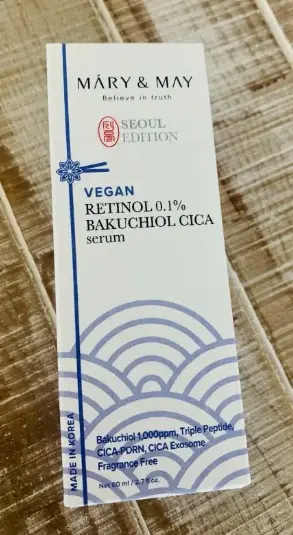 MARY&MAY Retinol 0.1% Bakuchiol Ciga សេរ៉ូម 80ml