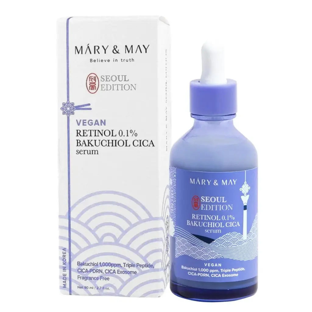 MARY&MAY Retinol 0.1% Bakuchiol Ciga សេរ៉ូម 80ml